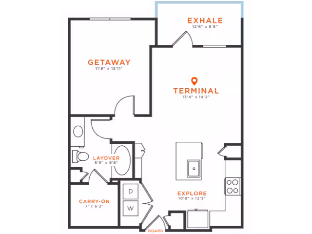 Unit CLC1029 CLC1029 floor plan